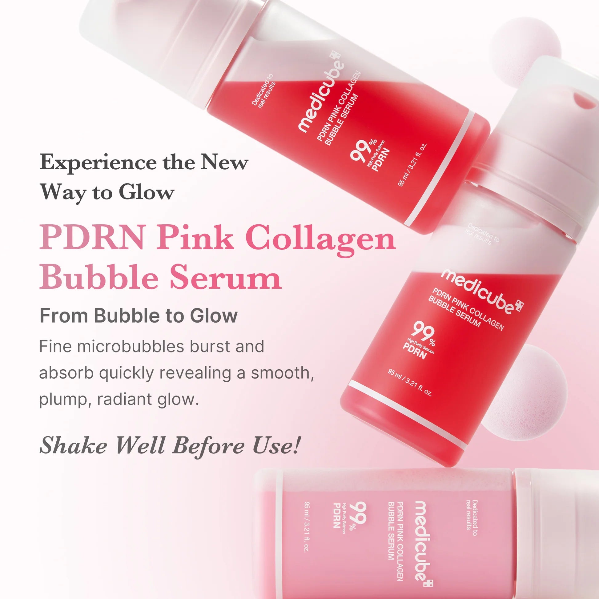 MEDICUBE PDRN Collagen Bubble Serum 95ml
