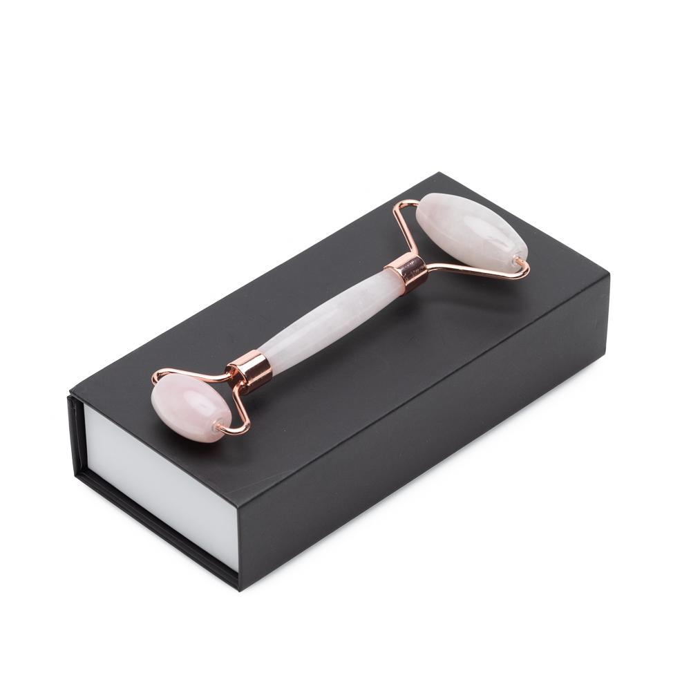 Rose Quartz Facial Roller – Dual-Ended Beauty Tool for Calming, Cooling & Skin Radianc