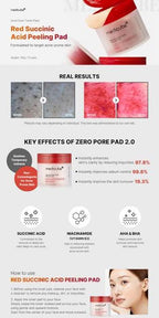 MEDICUBE Red Succinic Acid Peeling Pads 70 Pads
